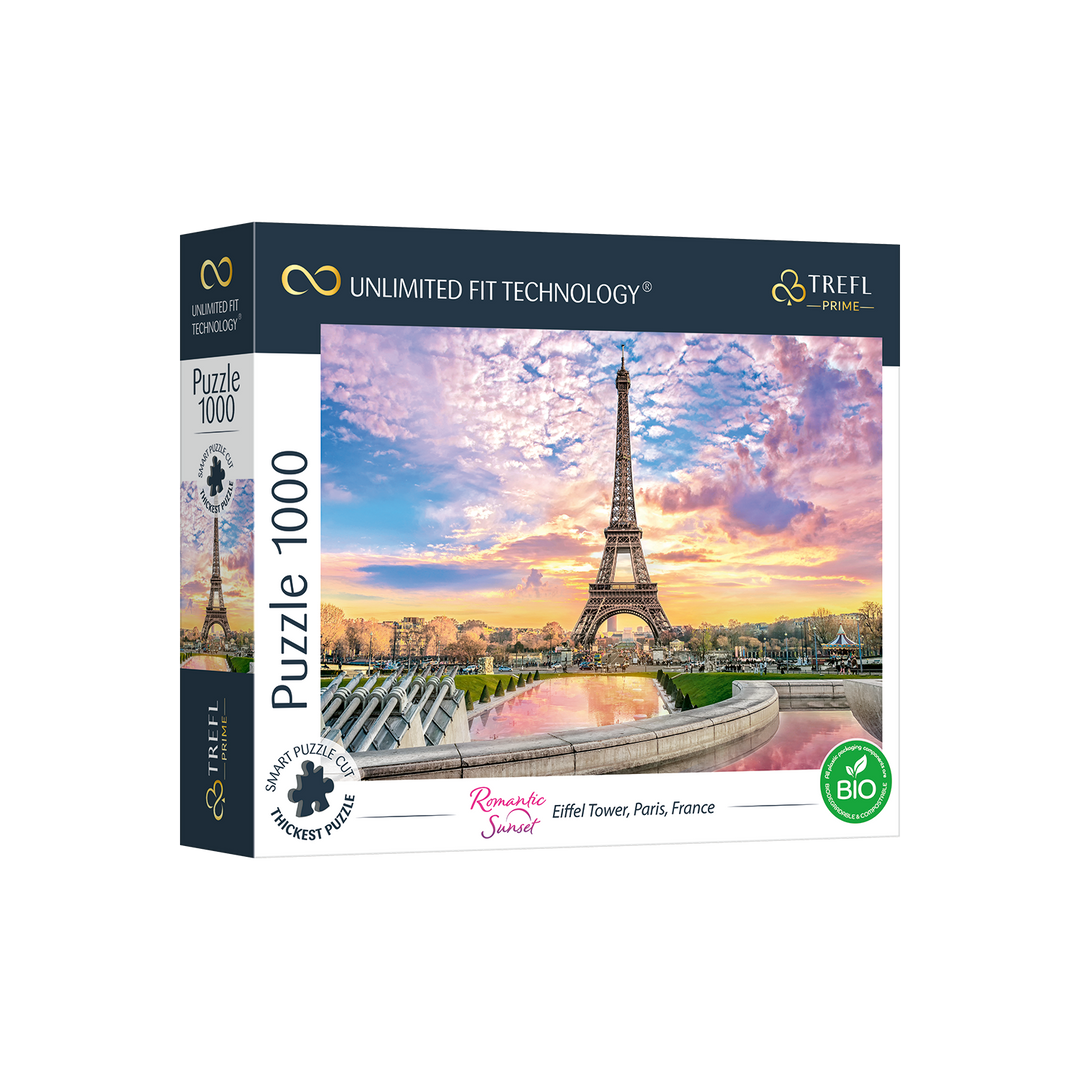 Puzzle 1000: Tour Eiffel, Paris, France (Ultra Fit Technology)