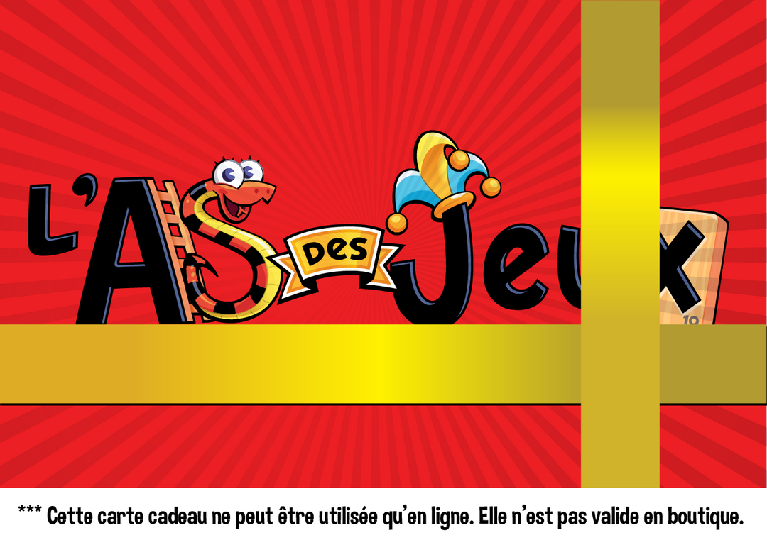 Carte cadeau L'As des jeux