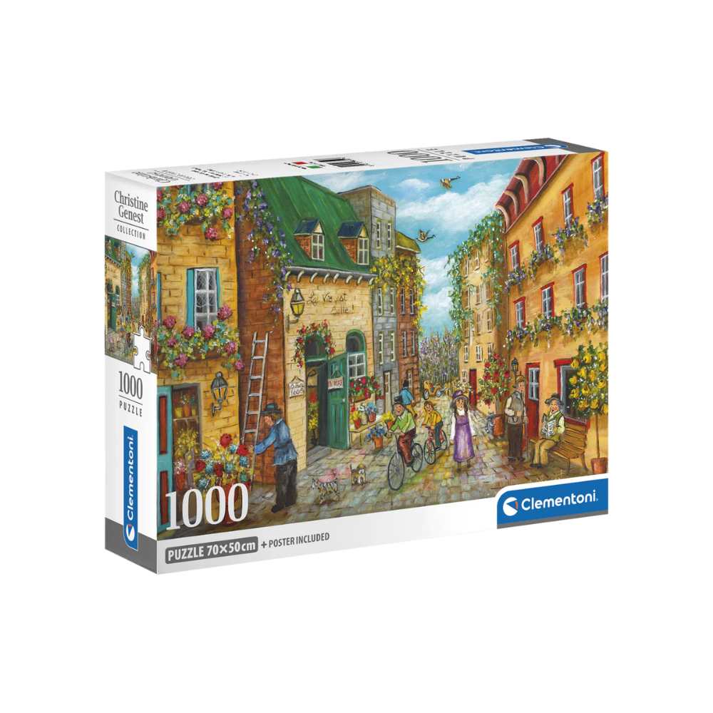 Puzzle Clementoni La ruelle aux 1001 fleurs | Achat en ligne Canda