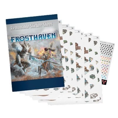 Frosthaven: Ensemble d'autocollants amovibles (FR) Accessoires - Pièces de jeu