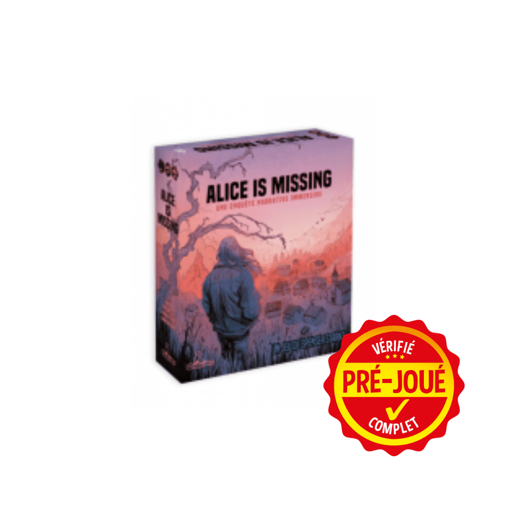 Alice is missing (pré-joué) (FR) BAZAR - Bazar - COOP