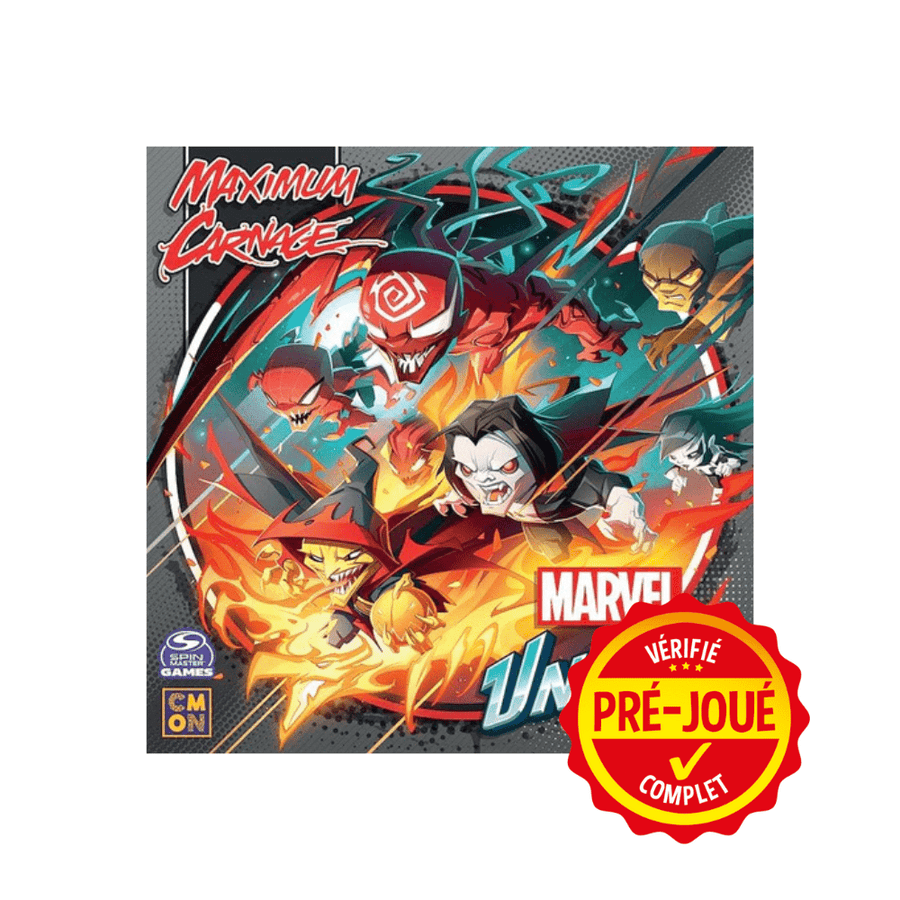 Marvel united - Maximum Carnage  (pré-joué) (FR) BAZAR - Bazar - COOP