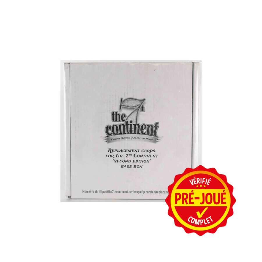 The 7th Continent - Cartes de remplacement pour boite de base (pré-joué) (FR) BAZAR - Bazar - COOP