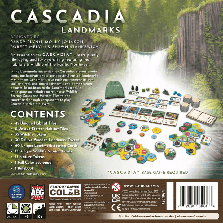Cascadia: Landmarks Exp. (EN) JEUX - Famille