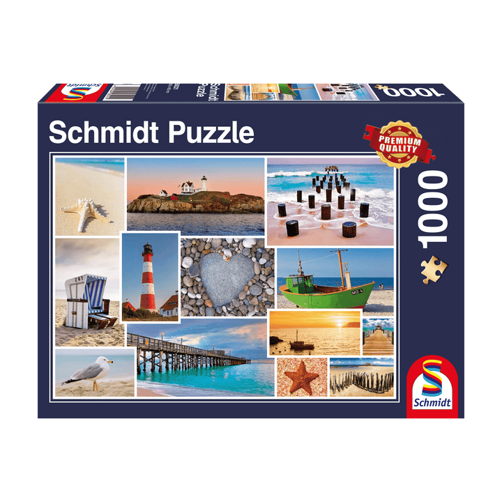 À la mer (1000 pcs) CASSE-TÊTE - 1000 morceaux