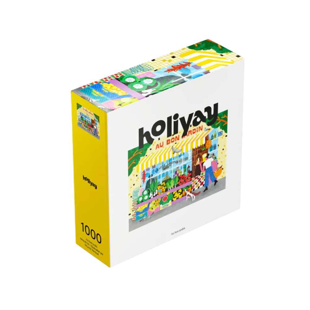 Au marché, Carole Barraud (Puzzle 1000 pcs) CASSE-TÊTE - 1000 morceaux