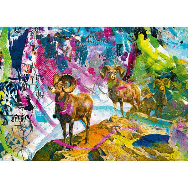 Big Horns (Puzzle 1000 pcs) CASSE-TÊTE - 1000 morceaux