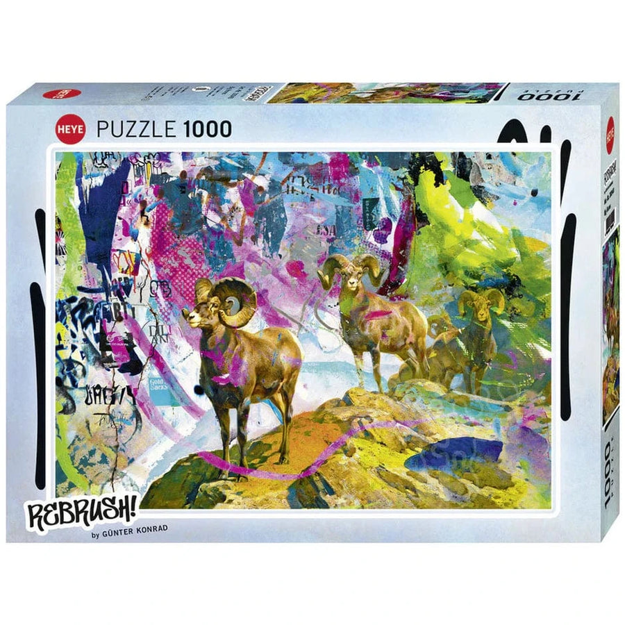 Big Horns (Puzzle 1000 pcs) CASSE-TÊTE - 1000 morceaux