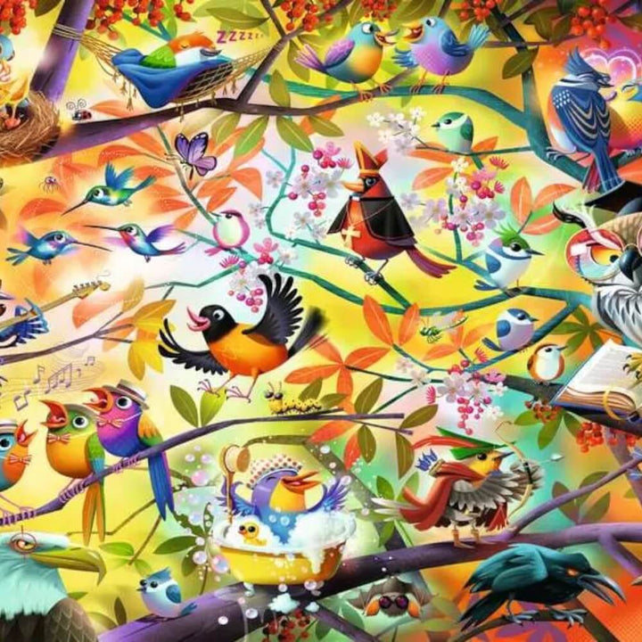 Busy Birdies (Puzzle 1000 pcs) CASSE-TÊTE - 1000 morceaux