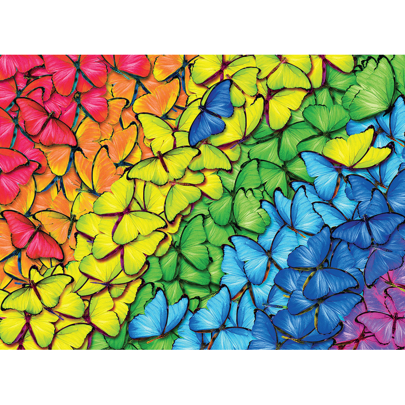 Butterfly Rainbow Tin (1000 pcs) CASSE-TÊTE - 1000 morceaux