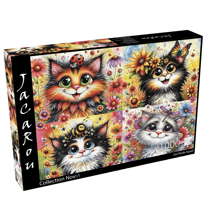 Cat-Titude Squad (1000 pcs) CASSE-TÊTE - 1000 morceaux