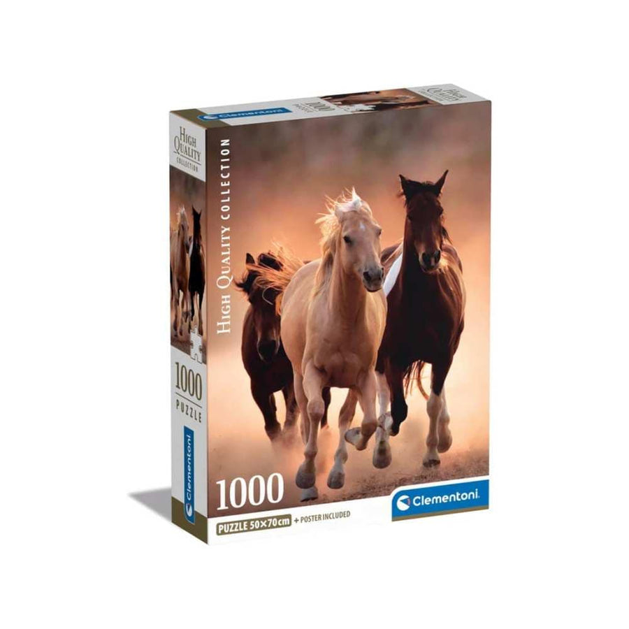 Chevaux de course (1000 pcs) CASSE-TÊTE - 1000 morceaux