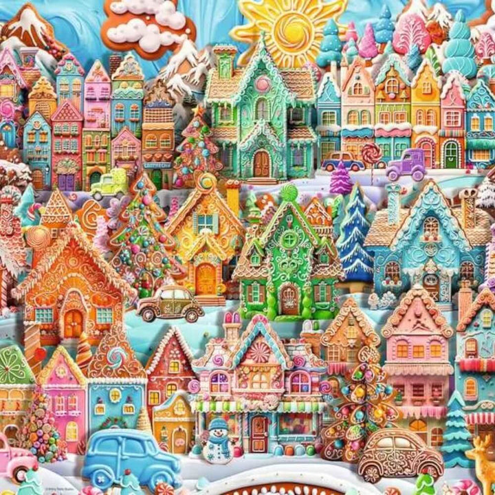 Christmas Cookie Village (Puzzle 1000 pcs) CASSE-TÊTE - 1000 morceaux
