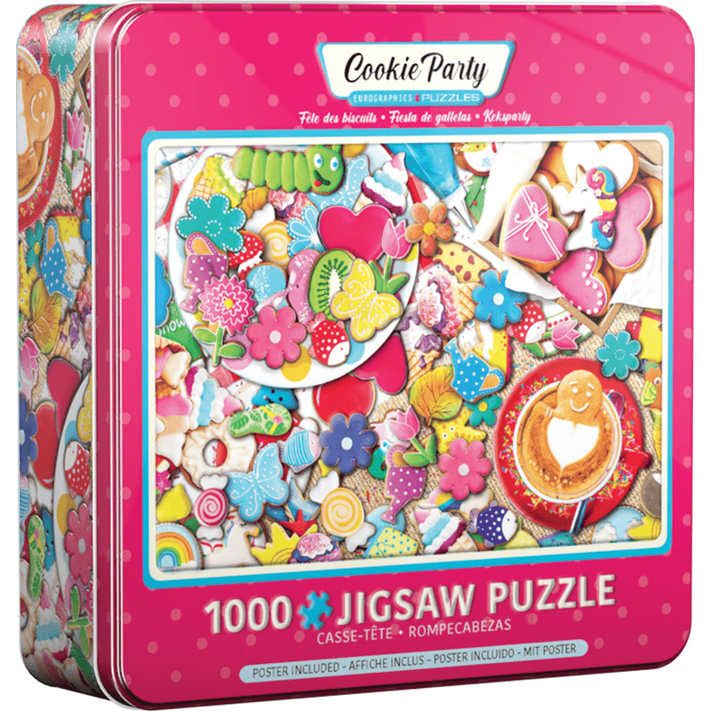 Cookie Party Tin (1000 pcs) CASSE-TÊTE - 1000 morceaux