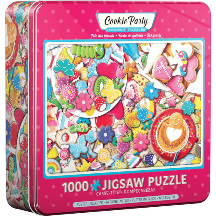 Cookie Party Tin (1000 pcs) CASSE-TÊTE - 1000 morceaux