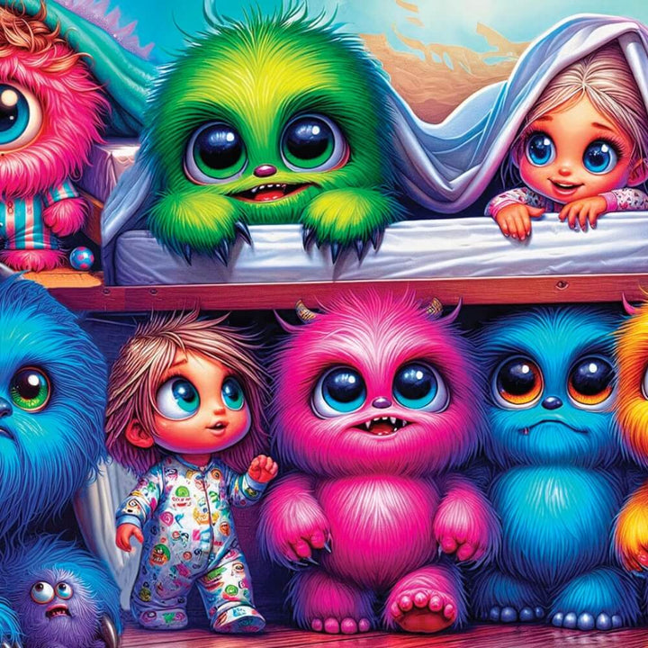 Cool Monsters (1000 pcs) CASSE-TÊTE - 1000 morceaux