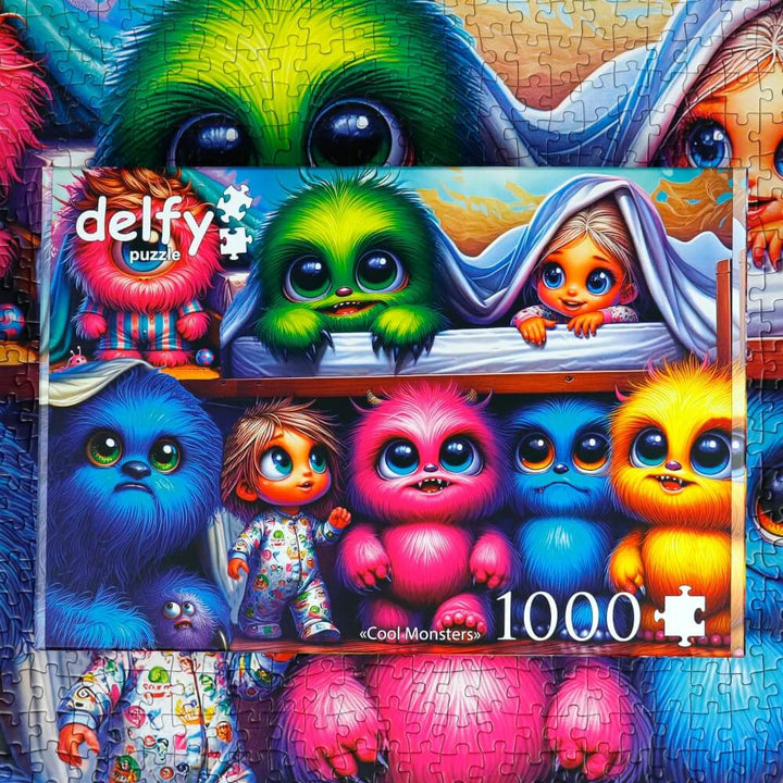 Cool Monsters (1000 pcs) CASSE-TÊTE - 1000 morceaux
