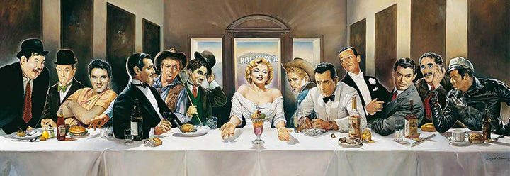 Dîner des célébrités (1000 pcs) CASSE-TÊTE - 1000 morceaux