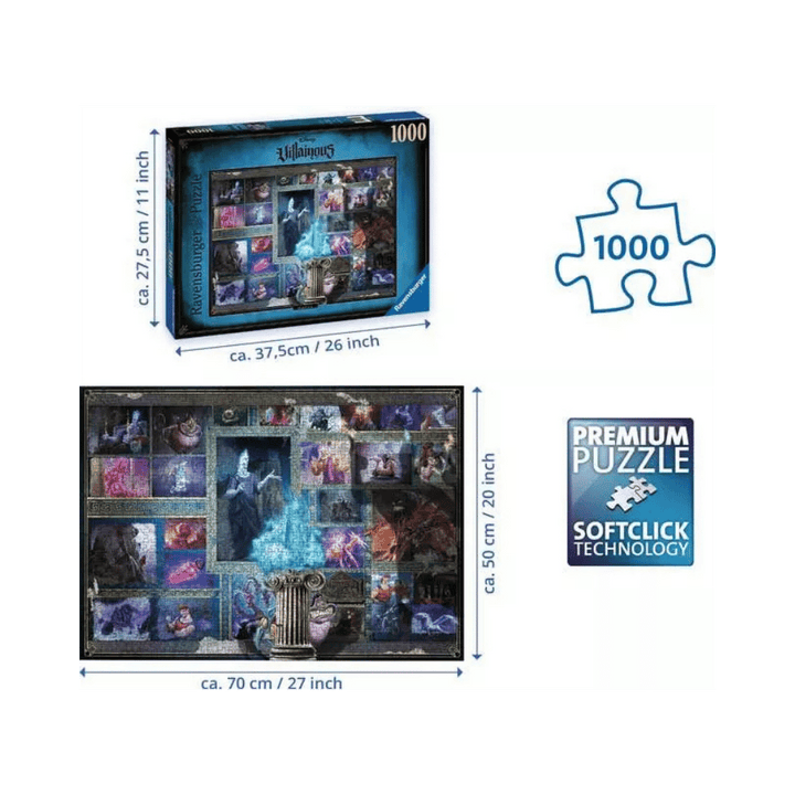 Disney Villainous: Hades (Puzzle 1000 pcs) CASSE-TÊTE - 1000 morceaux