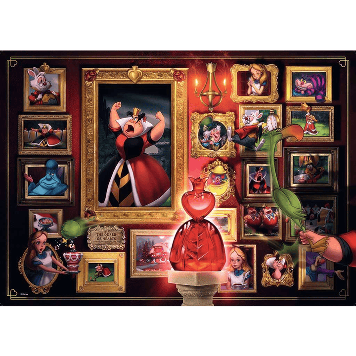 Disney Villainous: Queen of Hearts (Puzzle 1000 pcs) CASSE-TÊTE - 1000 morceaux