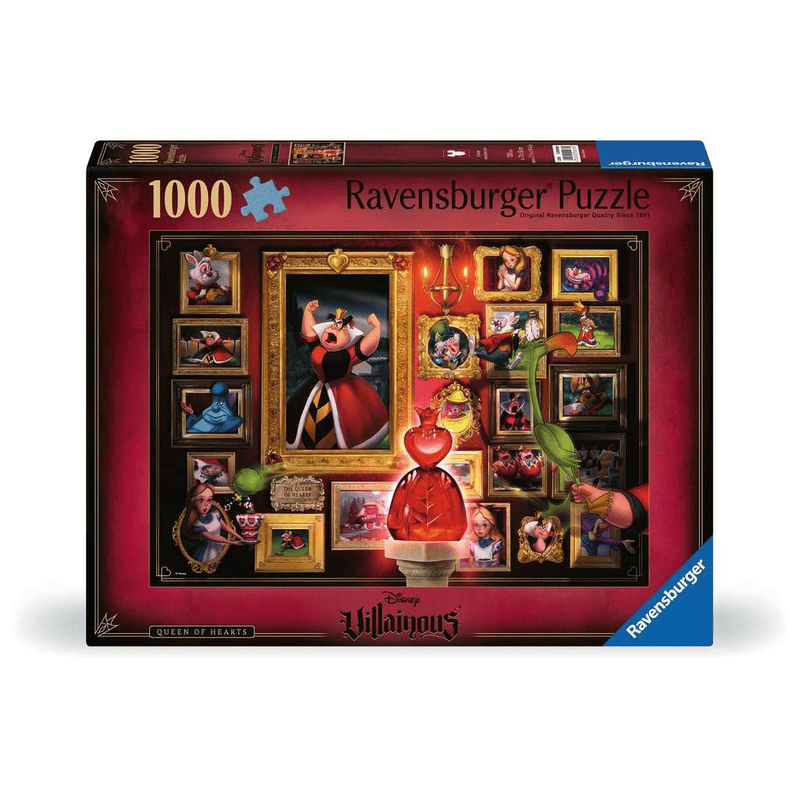 Disney Villainous: Queen of Hearts (Puzzle 1000 pcs) CASSE-TÊTE - 1000 morceaux