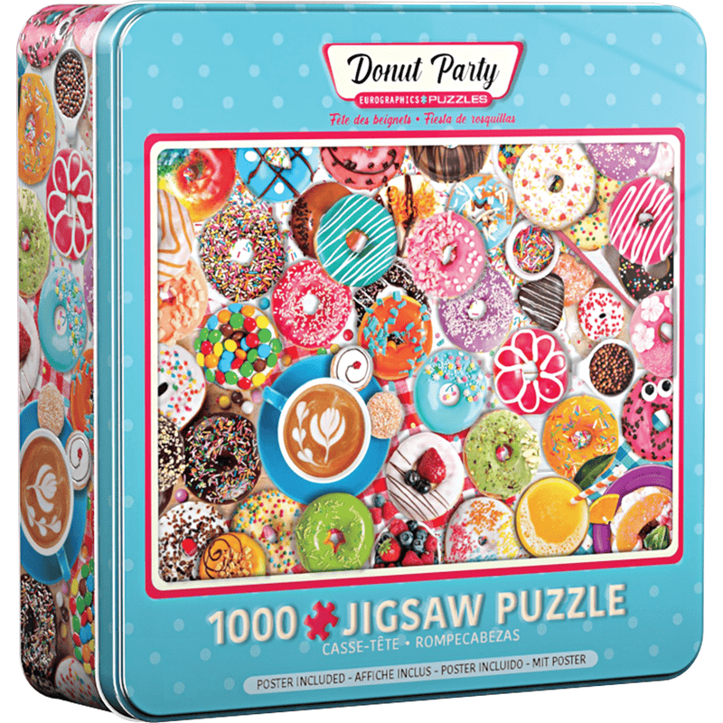 Donut Party Tin (1000 pcs) CASSE-TÊTE - 1000 morceaux