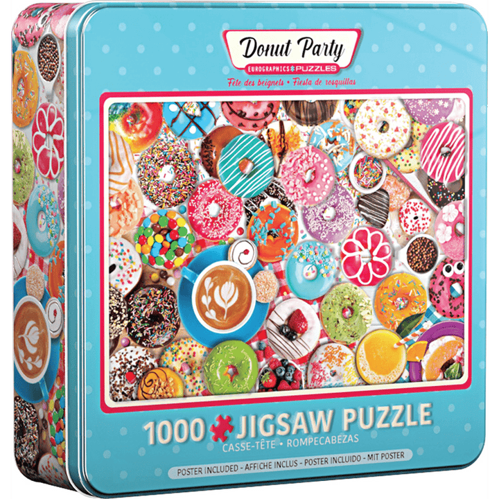 Donut Party Tin (1000 pcs) CASSE-TÊTE - 1000 morceaux