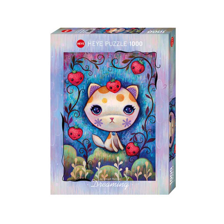 Dreaming, Strawberry Kitty (1000 pcs) CASSE-TÊTE - 1000 morceaux