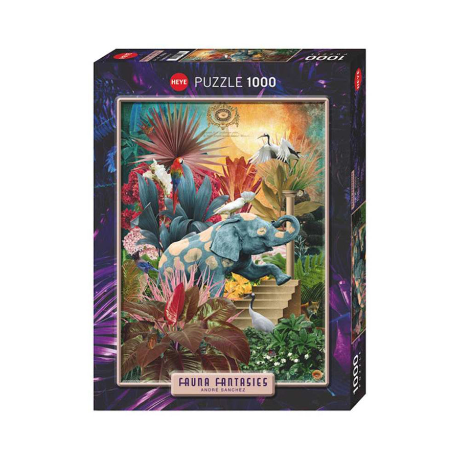 Elephantaisy, Fauna Fantasies (Puzzle 1000 pcs) CASSE-TÊTE - 1000 morceaux
