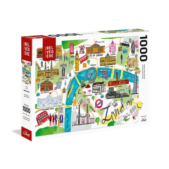 Farida - Londres (1000 pcs) CASSE-TÊTE - 1000 morceaux