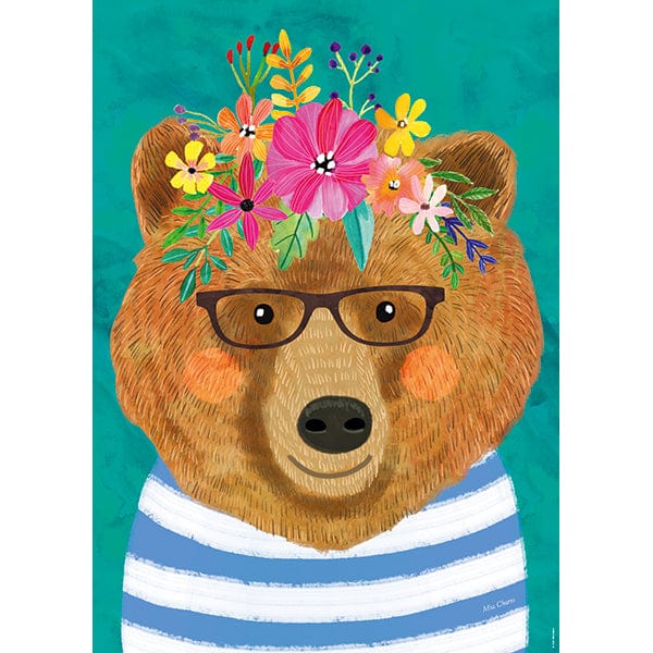 Gentle Bruin, Floral Friends (Puzzle 1000 pcs) CASSE-TÊTE - 1000 morceaux