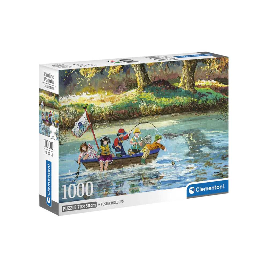 Histoire de pêche (1000 pcs) CASSE-TÊTE - 1000 morceaux