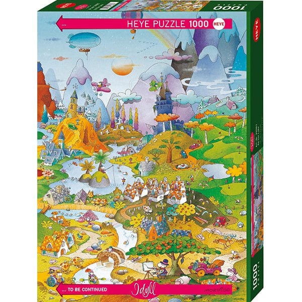 Idyll by the lake (Puzzle 1000 pcs) CASSE-TÊTE - 1000 morceaux
