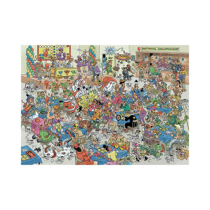 Jan van Haasteren : Bataille de Ludo | Ludo Battle (1000 pcs) CASSE-TÊTE - 1000 morceaux