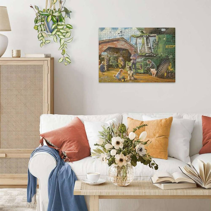 John Deere Then & Now (1000  pc) CASSE-TÊTE - 1000 morceaux