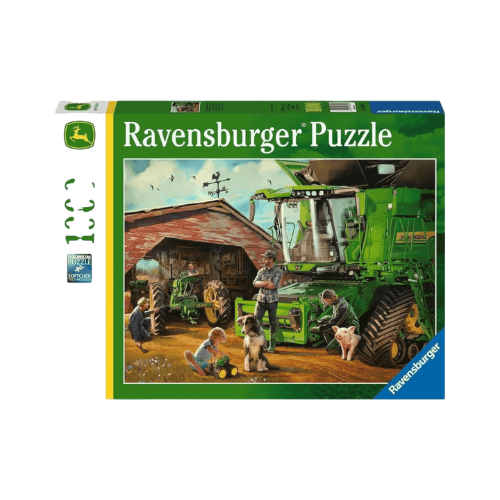 John Deere Then & Now (1000  pc) CASSE-TÊTE - 1000 morceaux