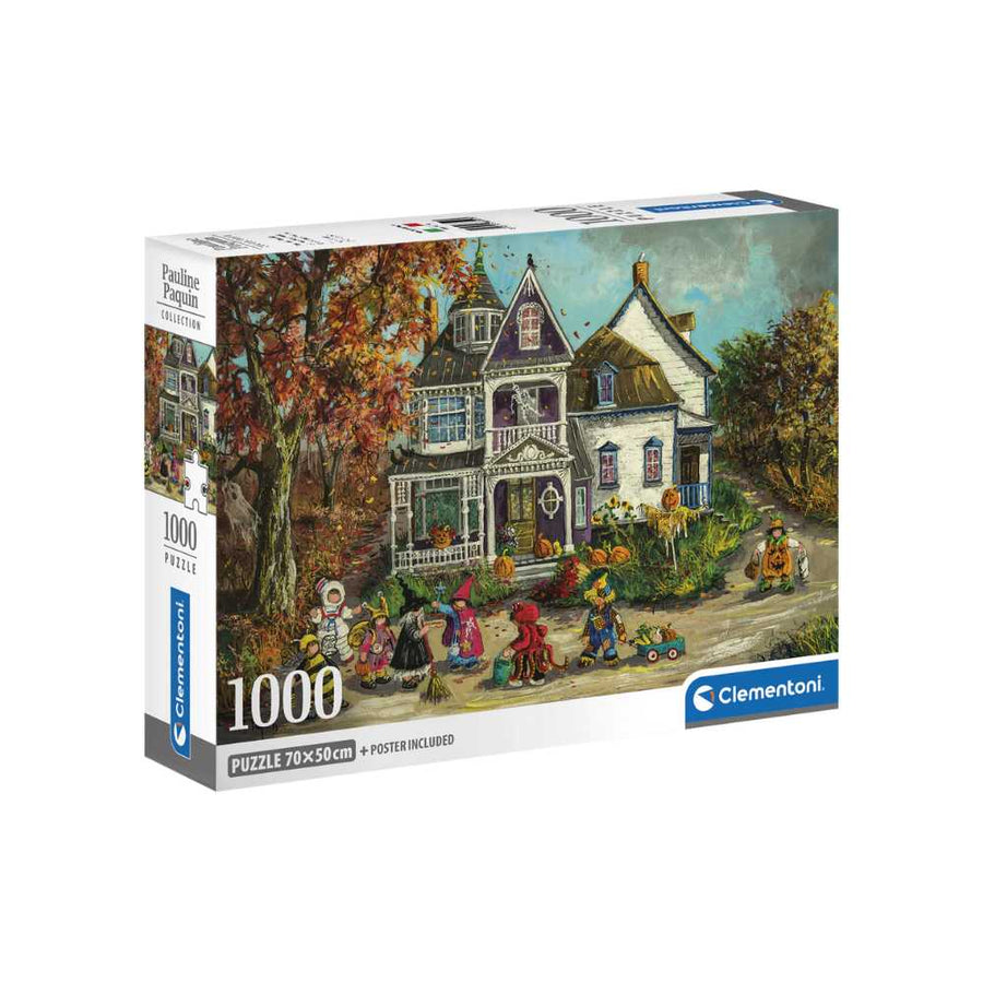 La maison hantée (1000 pcs) CASSE-TÊTE - 1000 morceaux