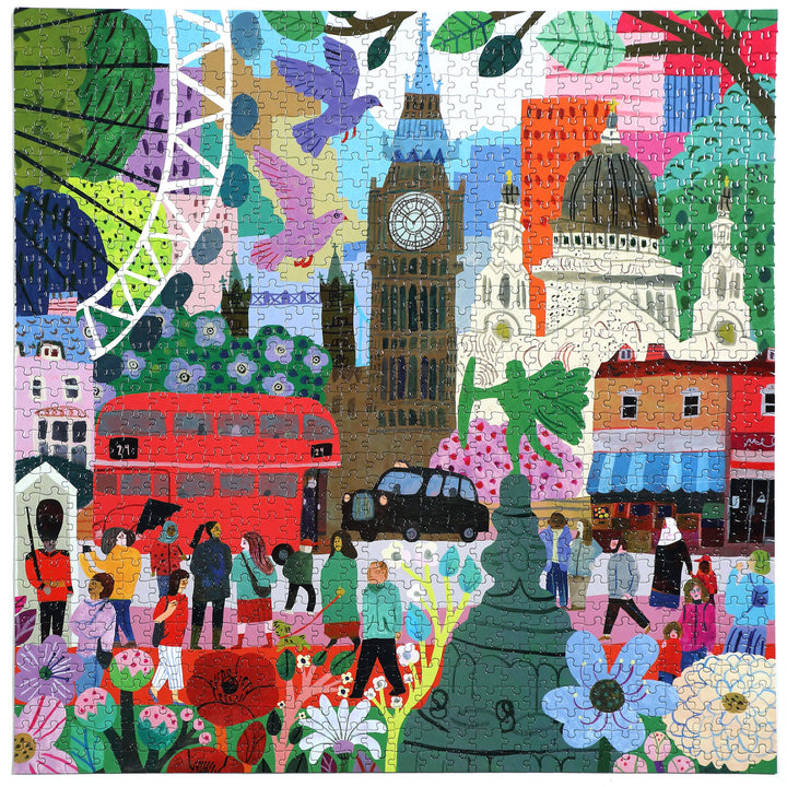 London Life (Square puzzle 1000 pcs) CASSE-TÊTE - 1000 morceaux
