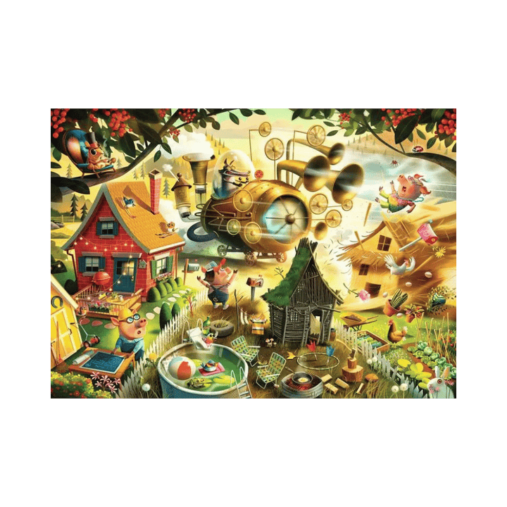 MacAdam: Look Out Little Pigs (Puzzle 1000 pcs) CASSE-TÊTE - 1000 morceaux