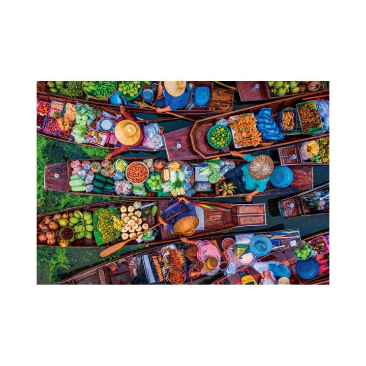 Marché flottant thaï (1000 pcs) CASSE-TÊTE - 1000 morceaux