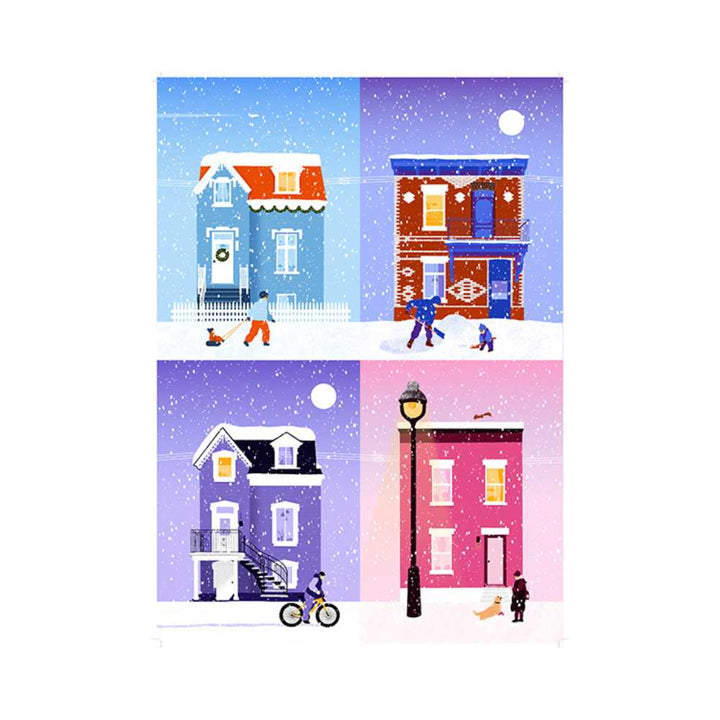 Montréal sous neige, C. Baubeau (Puzzle 1000 pcs) CASSE-TÊTE - 1000 morceaux