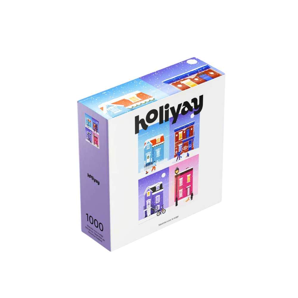 Montréal sous neige, C. Baubeau (Puzzle 1000 pcs) CASSE-TÊTE - 1000 morceaux