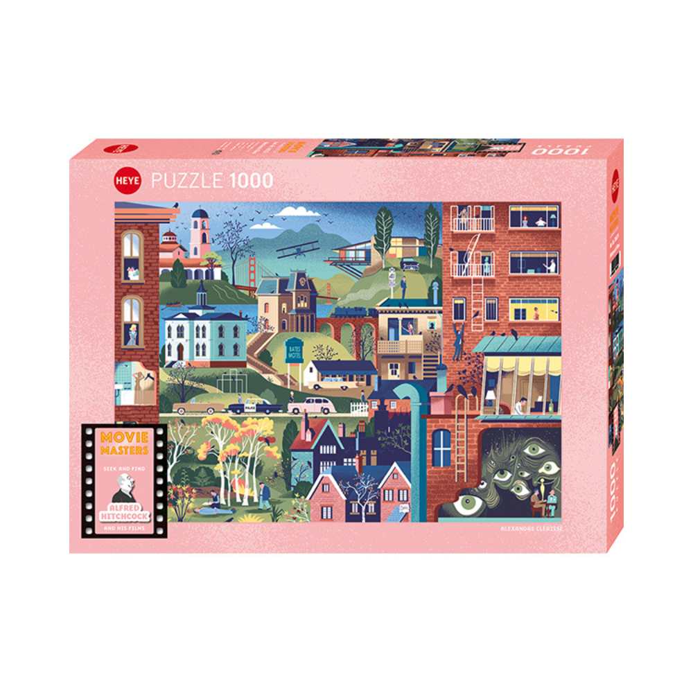 Movie Masters, Hitchcock Films (Puzzle 1000 pcs) CASSE-TÊTE - 1000 morceaux