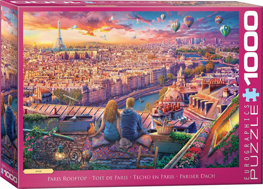 Paris Rooftop (1000 pcs) CASSE-TÊTE - 1000 morceaux