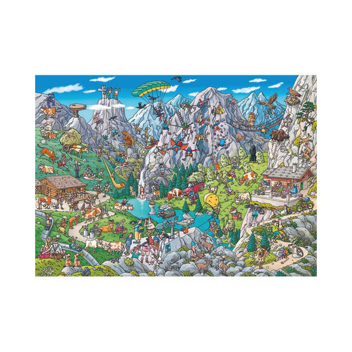Puzzle 1000: Alpine Fun, Tanck CASSE-TĂTE - 1000 morceaux