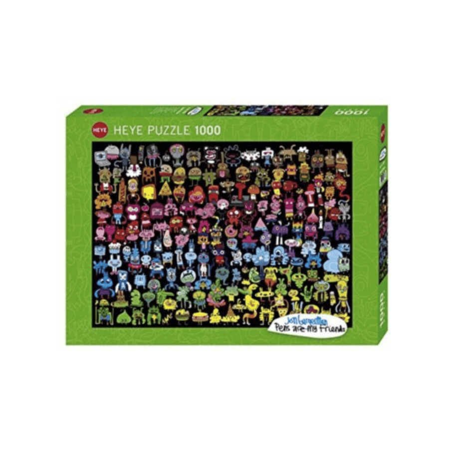 Puzzle 1000: Doodle Rainbow, Burgerman CASSE-TÊTE - 1000 morceaux
