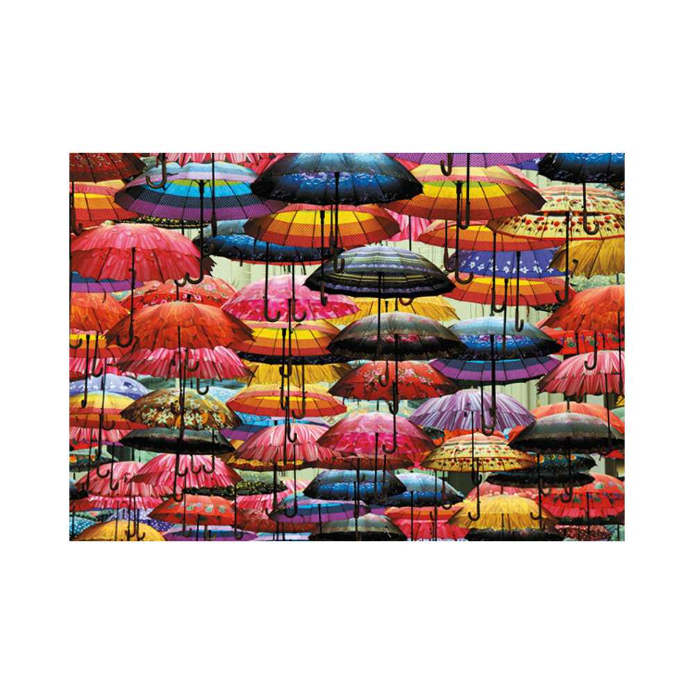 Puzzle 1000: Parapluies festifs CASSE-TÊTE - 1000 morceaux