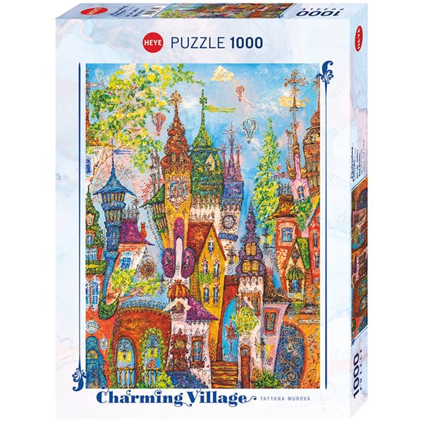 Red Arches, Charming Village (Puzzle 1000 pcs) CASSE-TÊTE - 1000 morceaux
