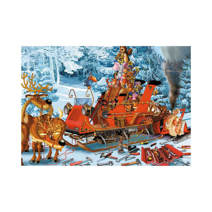 Réparation du traîneau (Puzzle 1000 pcs) CASSE-TÊTE - 1000 morceaux