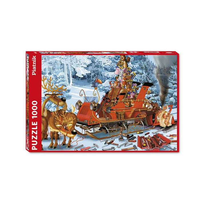 Réparation du traîneau (Puzzle 1000 pcs) CASSE-TÊTE - 1000 morceaux